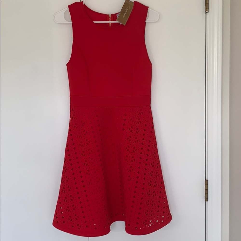 NWT Red Sleeveless Cocktail Dress
